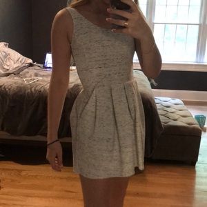 Aritzia Wilfred Paradox Dress Heather White